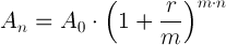 formula faedah kompaun